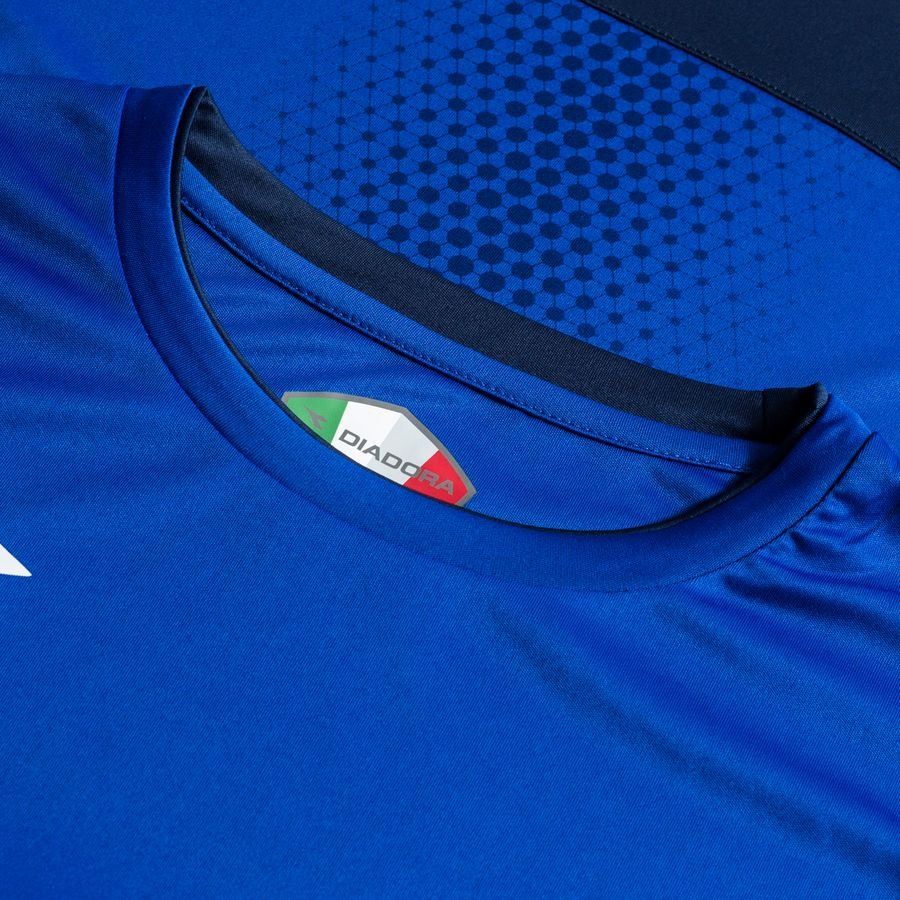 Diadora T-shirt d'Entraînement Equipo - Bleu/Blanc Enfant