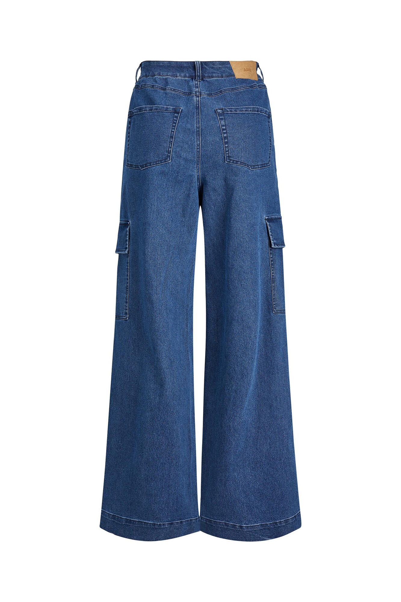 calça cargo de perna larga