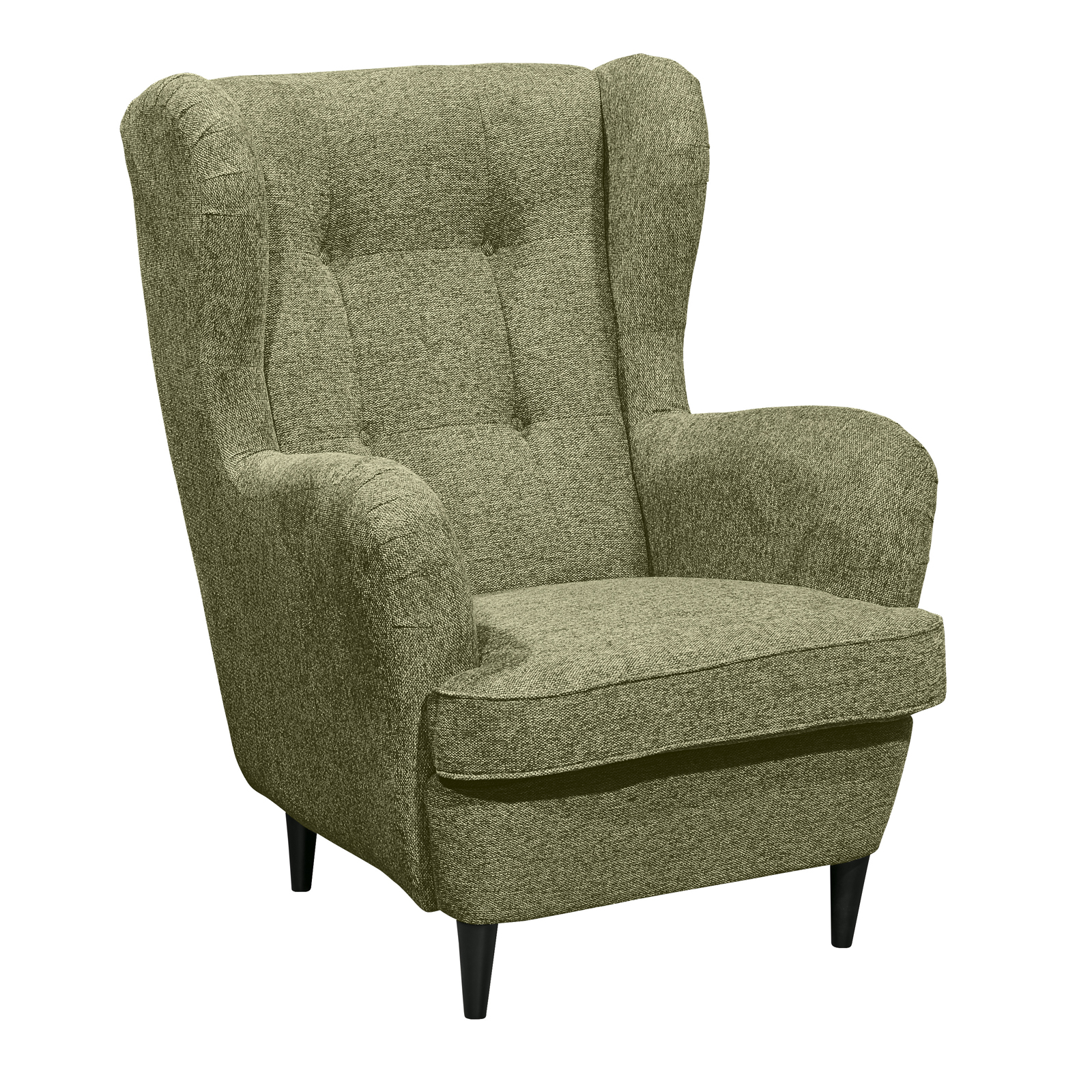 Ohrensessel - olive - 78 cm breit