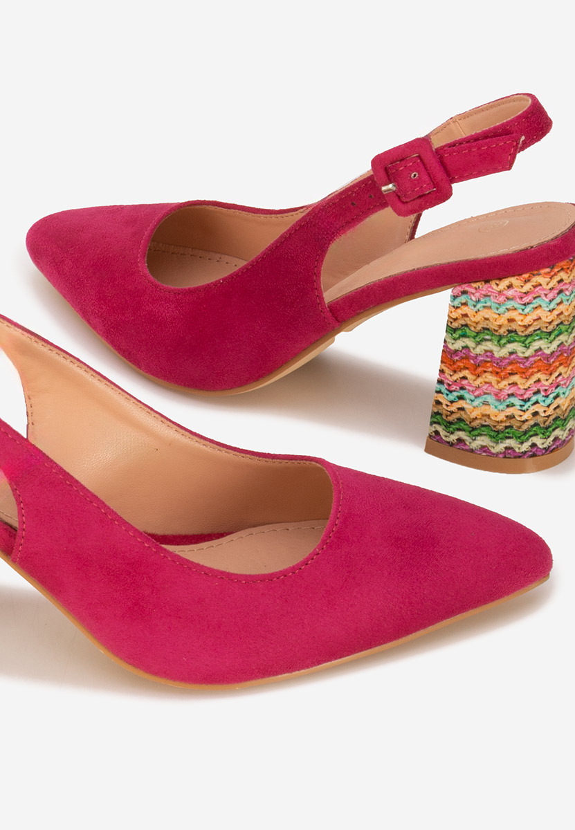 Chaussures slingback fuchsia Alesiella