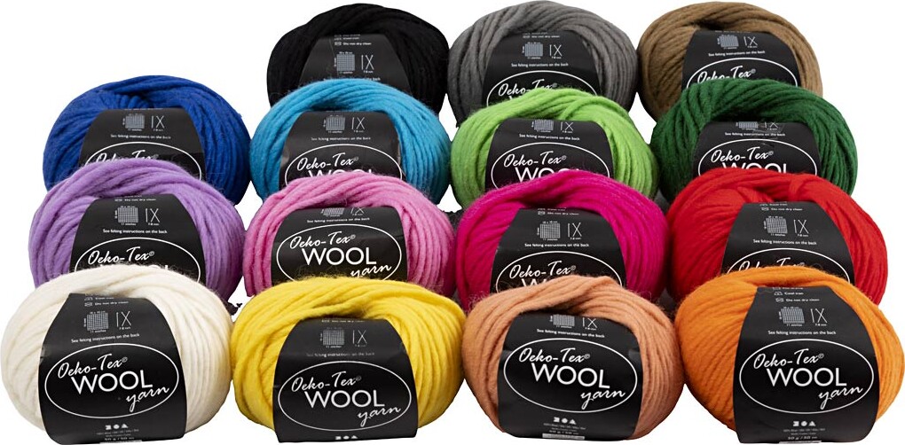 Uldgarn - Oeko Tex - L 50 M - 15X50 G