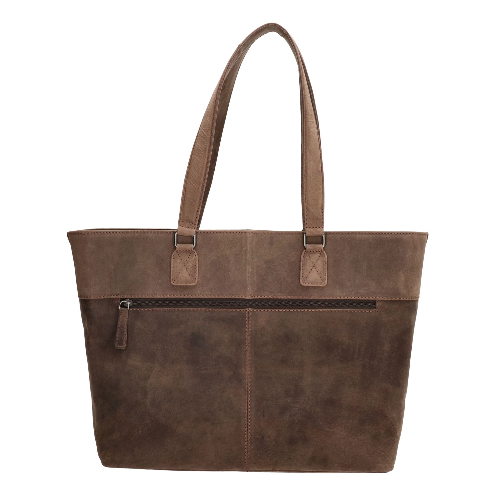 Hide & Stitches Idaho Laptoptas 15,6 inch Donkerbruin