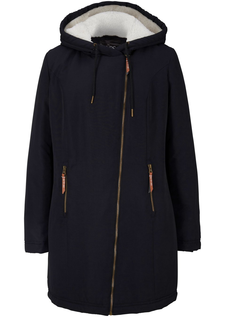Veste avec fourrure peluche, doublure