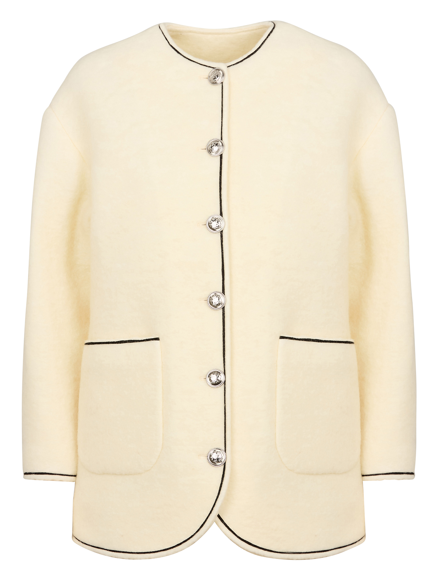 Veste boutonnée| Blanc