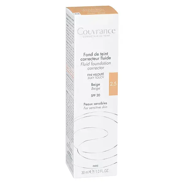 Avène Couvrance Fond de Teint Correcteur Fluide N°2.5 Beige 30ml