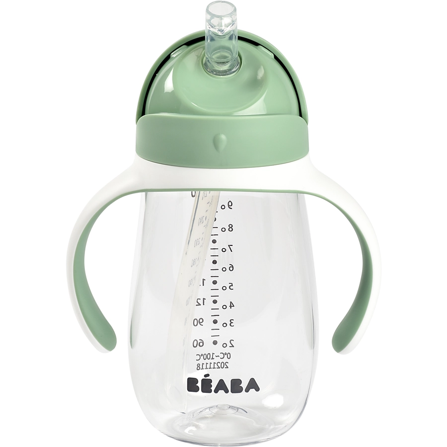 BEABA® Strohhalmbecher 300ml - salbeigrün