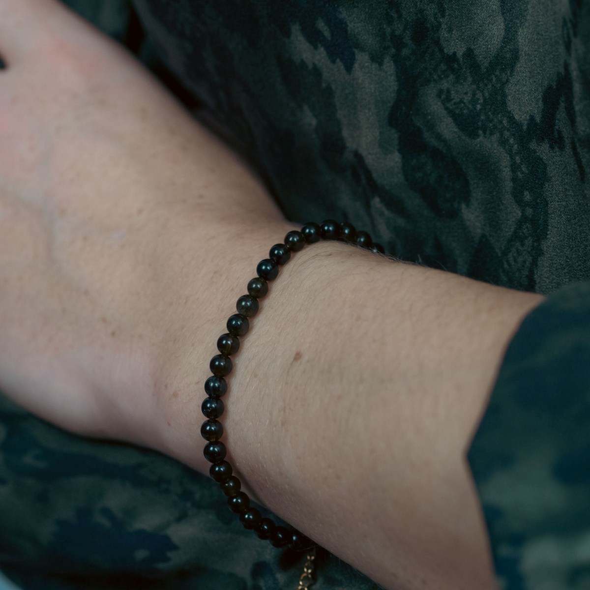 Bracelet Serena en pierres Obsidienne
