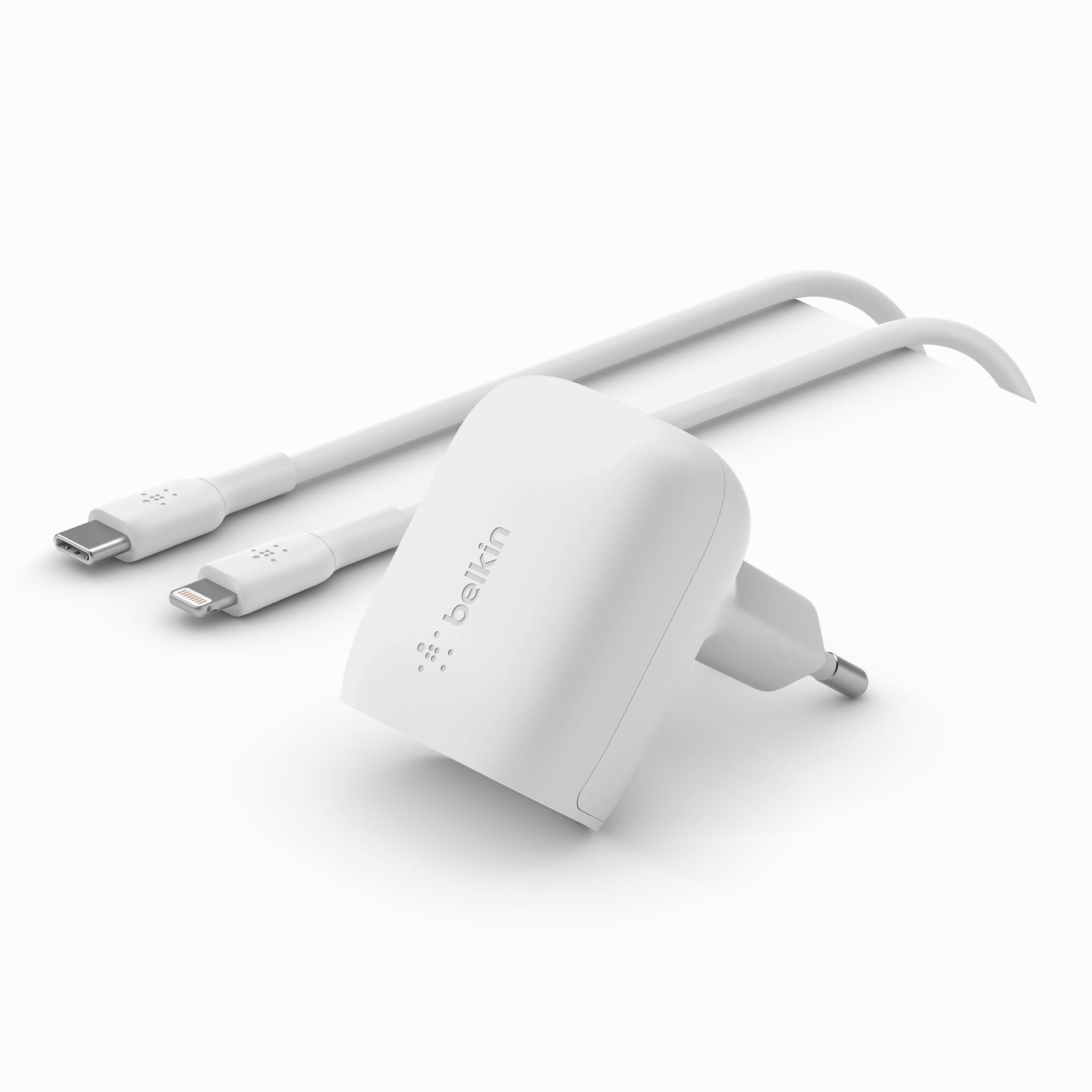 Belkin USB-Ladegerät »Dual 20W USB-C Ladegerät inkl. Lightning«