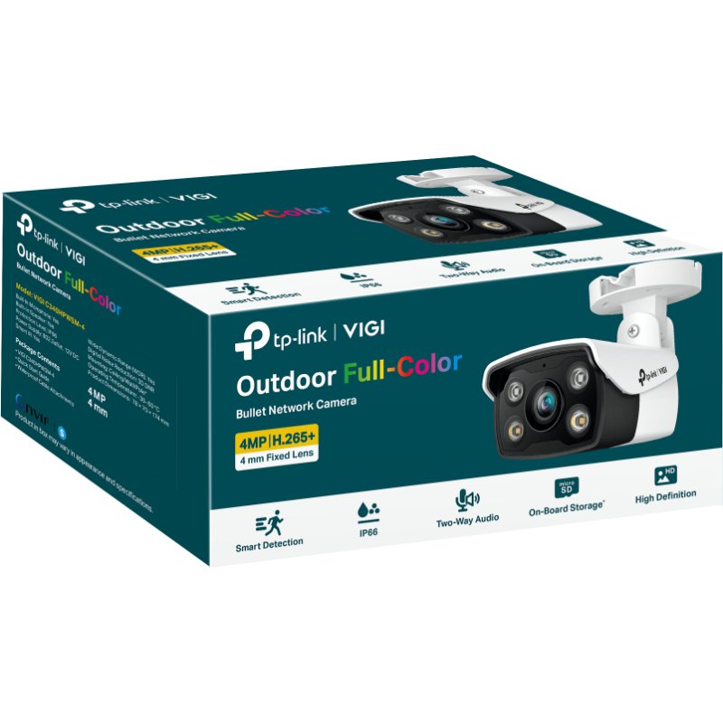 TP-Link VIGI C340 Balle (forme) Caméra de sécurité IP Extérieure 2560 x 1440 pixels Plafond/Mur/Poteau