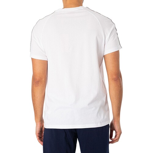BOSS - Camiseta Deportiva Con Logo Lounge Blanco