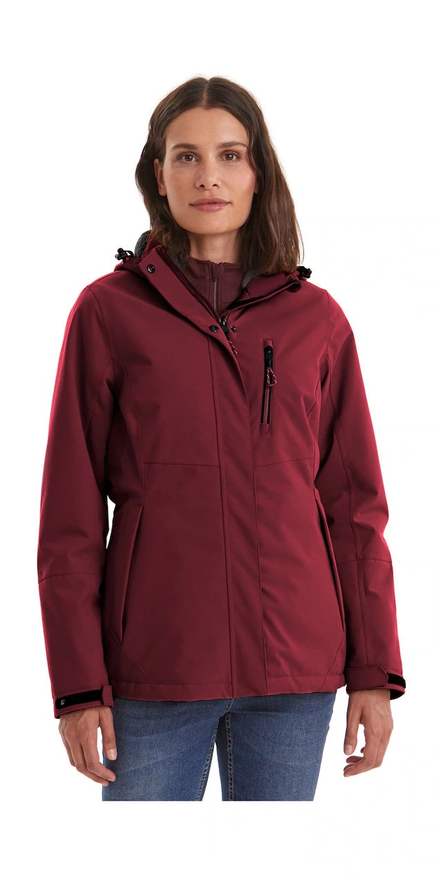 Killtec Outdoorjacke »KOW 140 WMN JCKT« Wasserdichte Damenjacke, atmungsaktiv, abnehmbare Kapuze