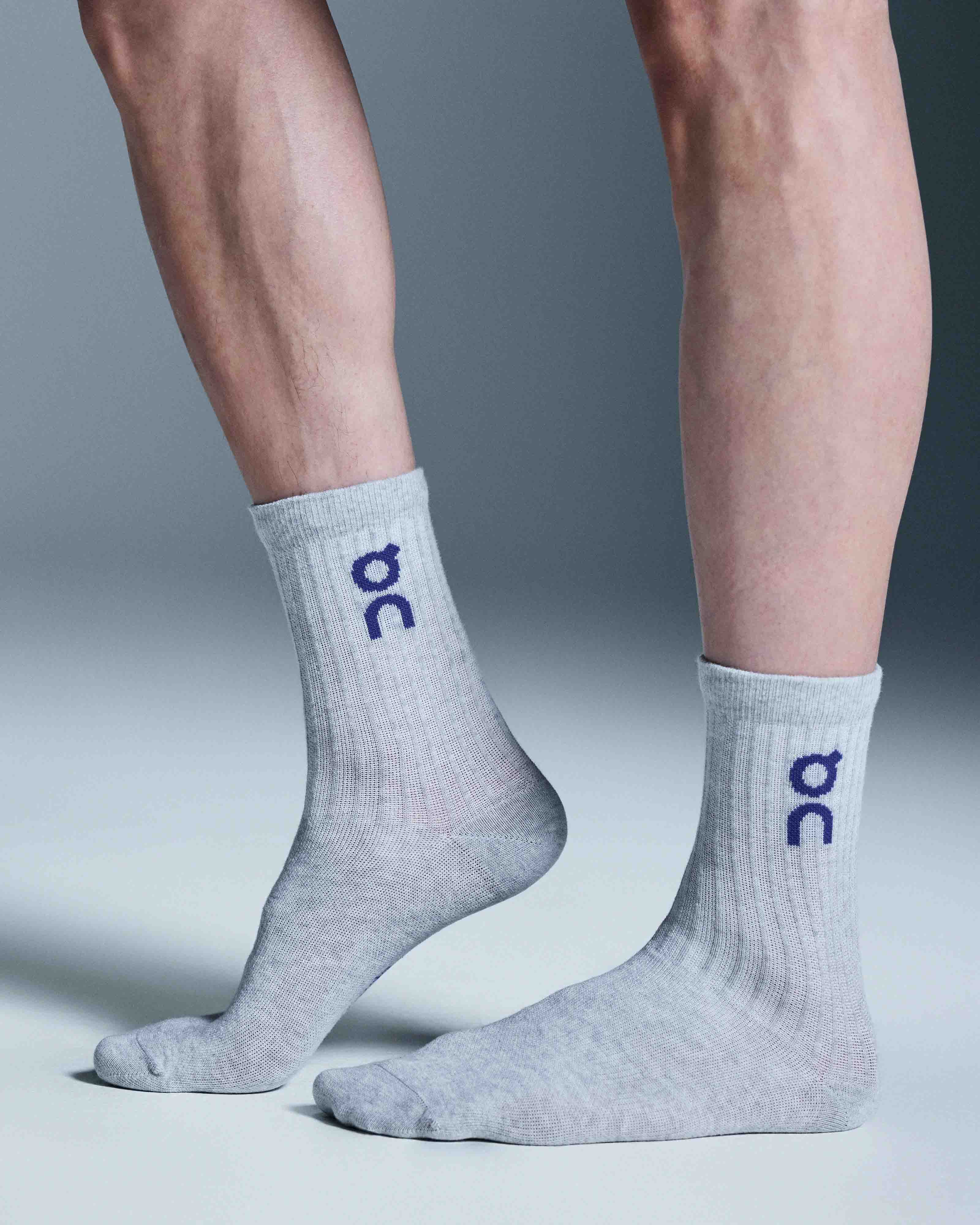 Logo Sock High 3P Unisex Wash/Navy