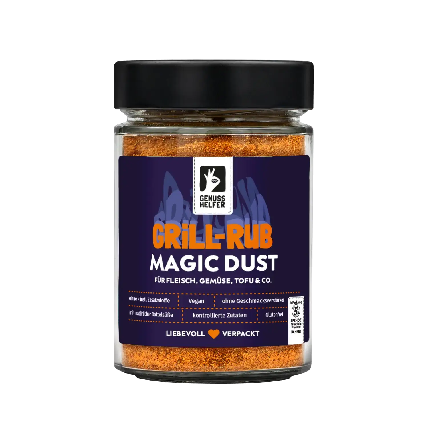 Grill-Rub Magic Dust, im Glas