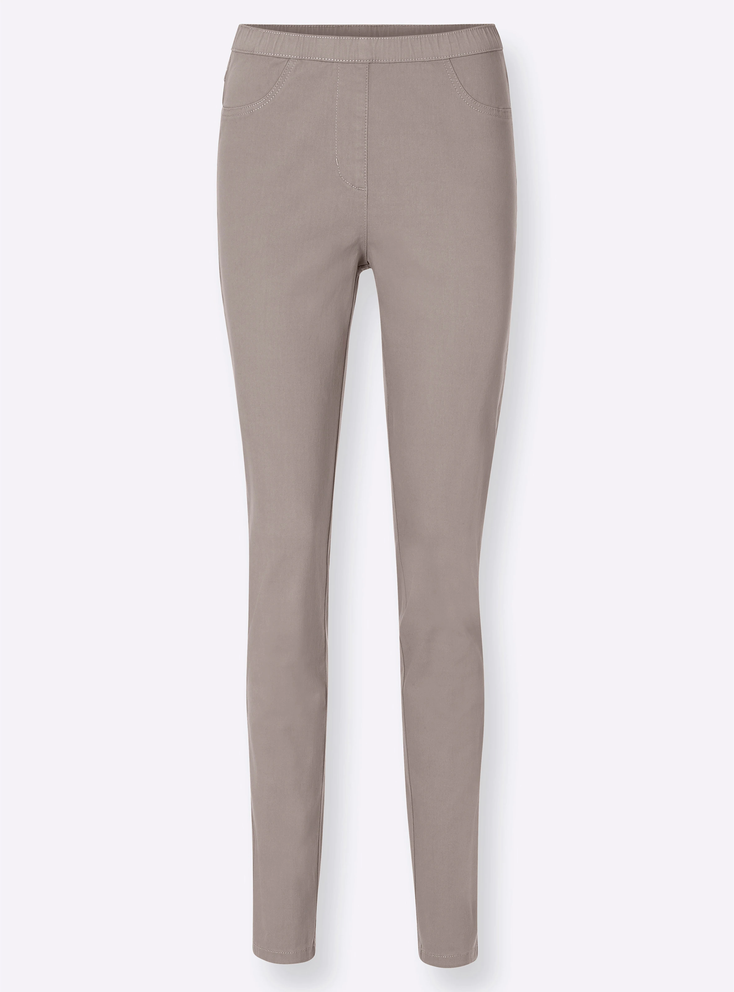 Jeggings in taupe