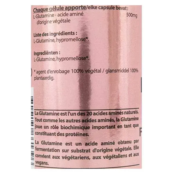 Vit'all+ L-Glutamine 500mg 60 gélules végétales