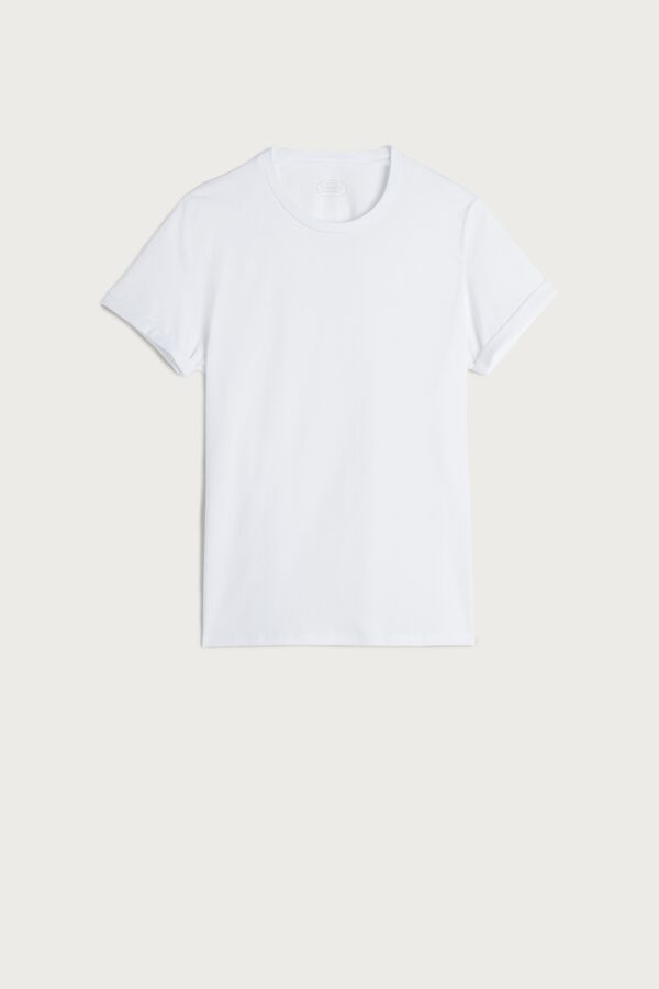 Camiseta de manga curta em algodão Supima®