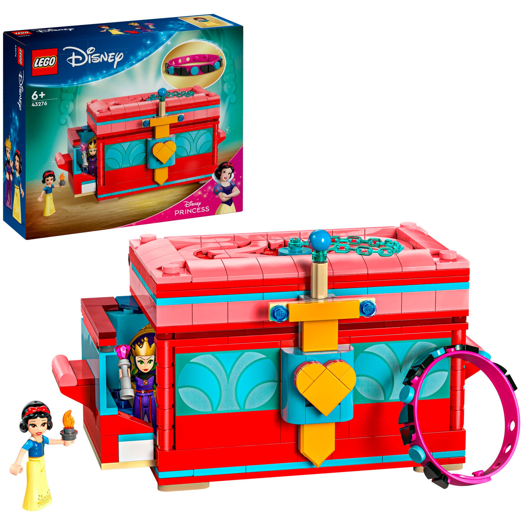 LEGO Konstruktionsspielzeug Disney Princess Schneewittchens Schmuckkassette
