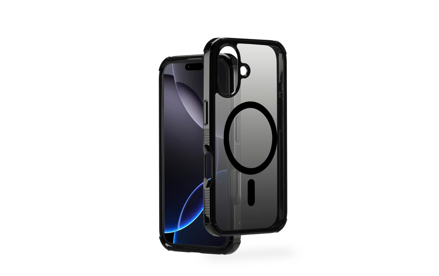Back Cover Extreme Protect iPhone 16 SchwarzBack-Cover für das Apple iPhone 16