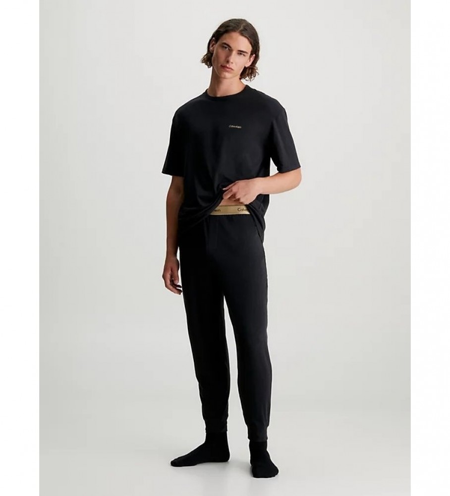 Conjunto de pijama Calvin Klein preto