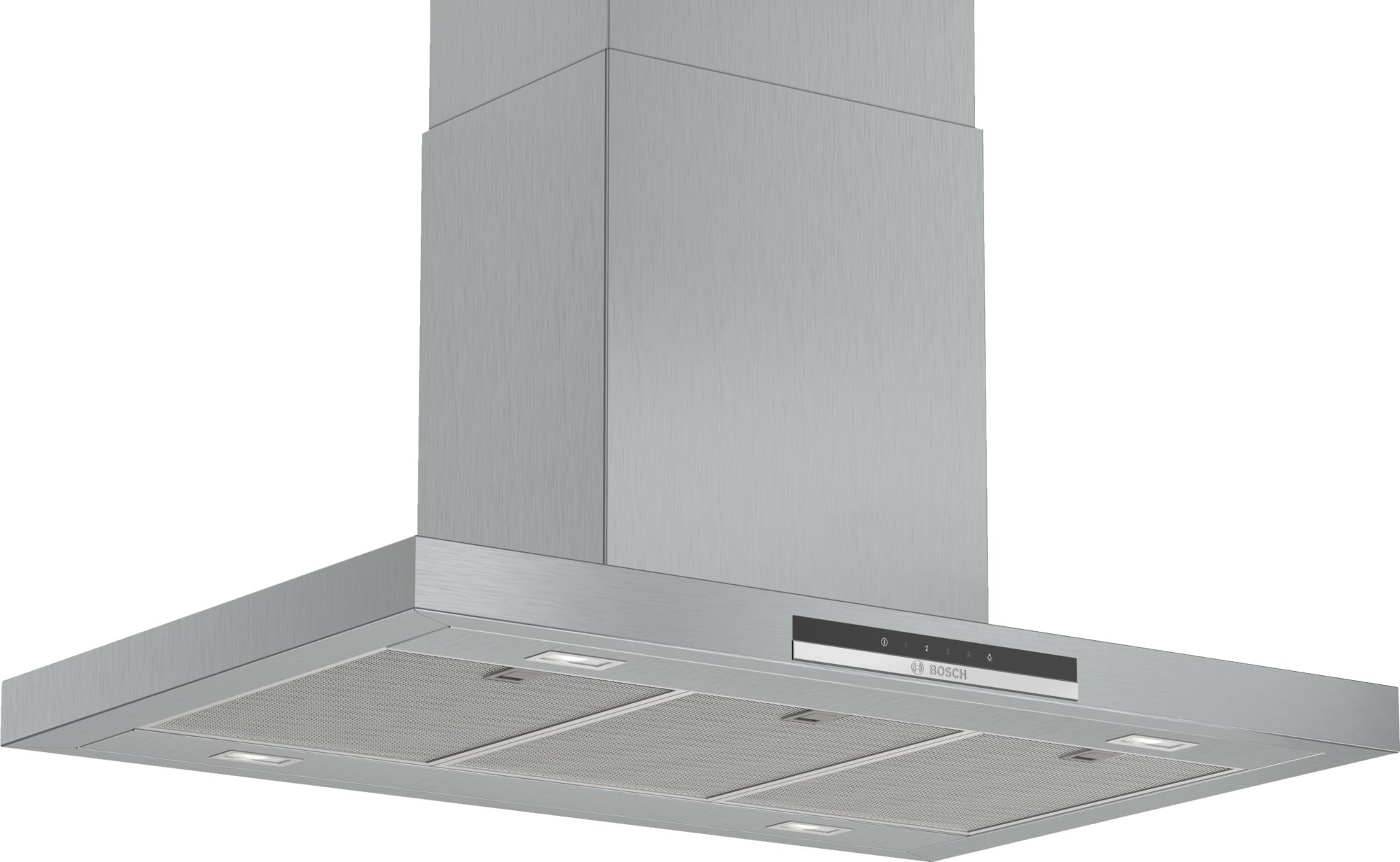 Coifa decorativa de ilha Série 4, 90 cm, aço inoxidável, DIB97IM50