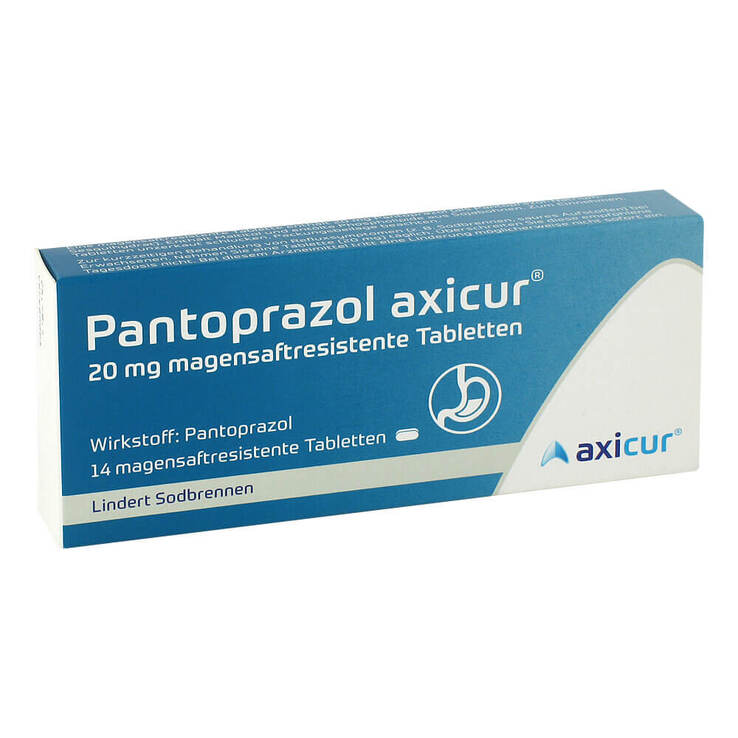 Pantoprazol axicur®  20 mg Tabletten  , 14 St