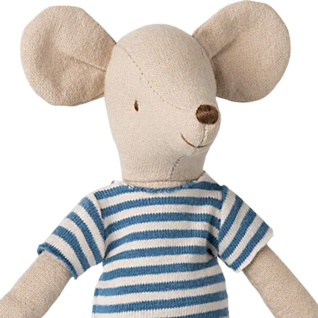Maileg knuffelmuis grote broer met magneten - louimax - 13 cm