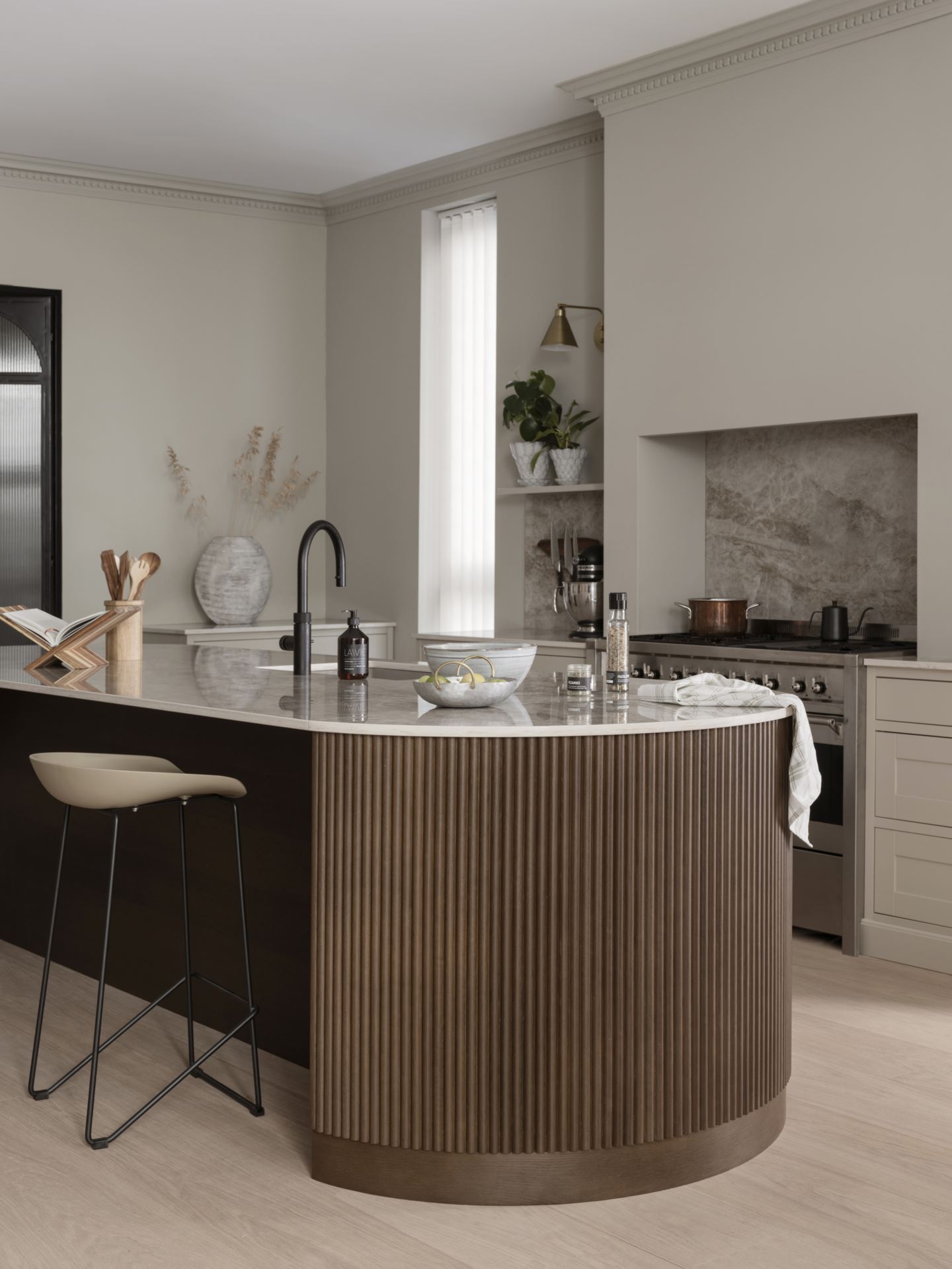 Barstol beige - 44x43x79 cm