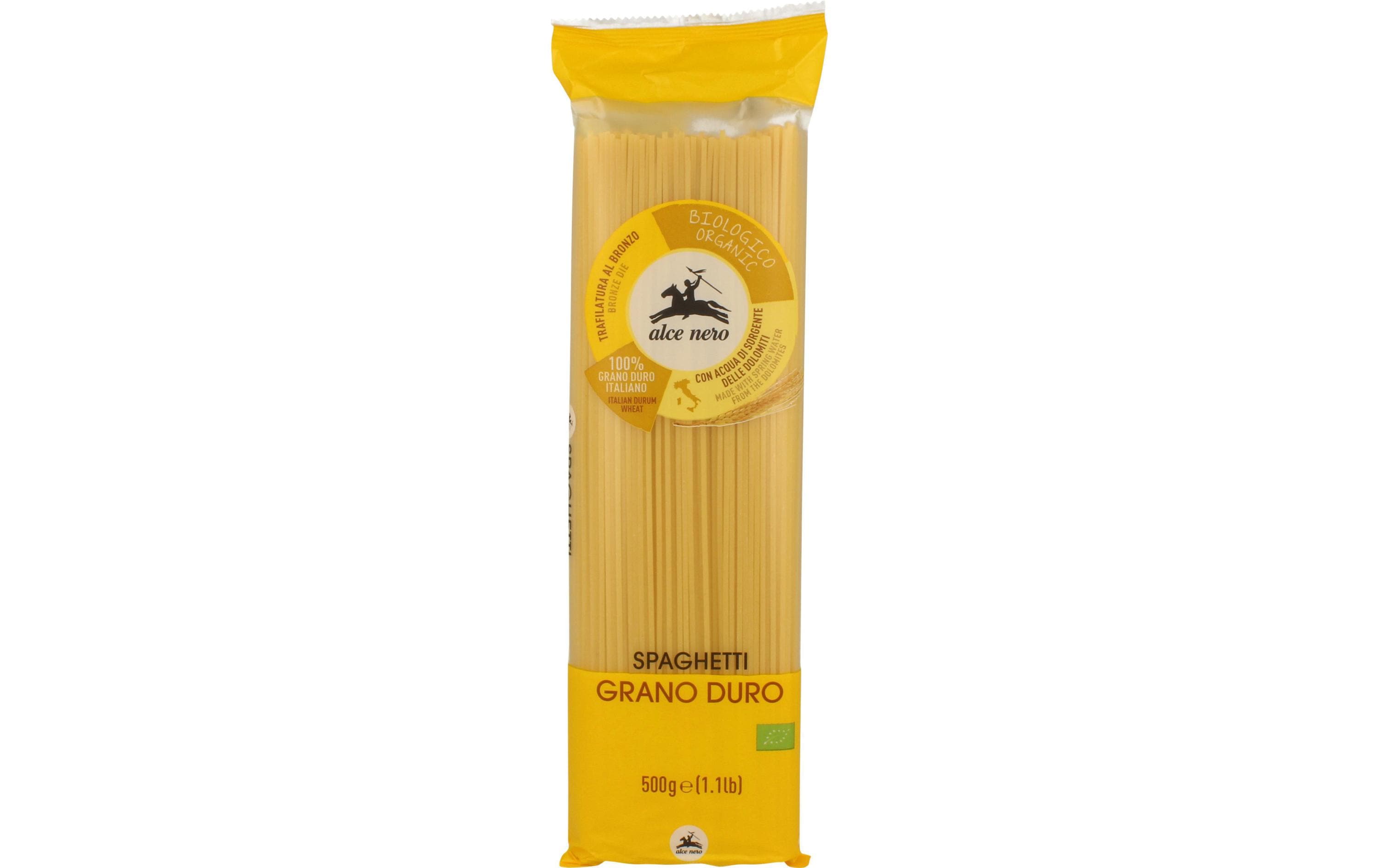 Bio Spaghetti Hartweizen hell Beutel 500 gBio Spaghetti Hartweizen hell