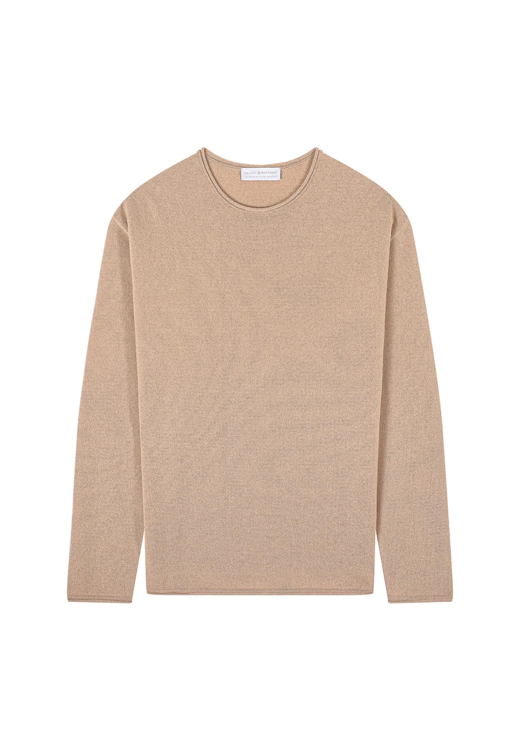 ERNESTOAH24 - Pull cachemire col rond | Marron