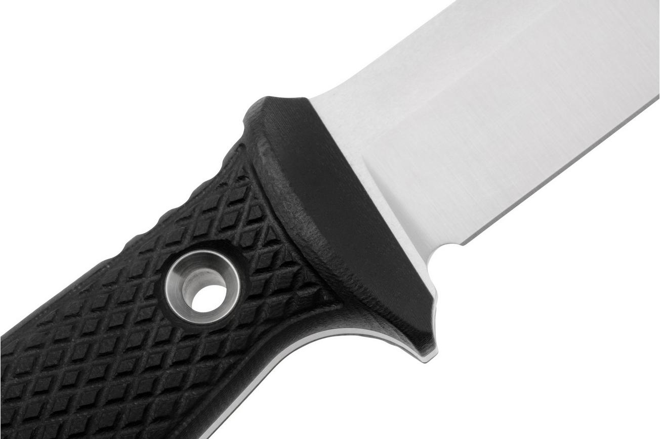 TRC Knives M-1SL Stonewashed M390, Black G10, survivalmes