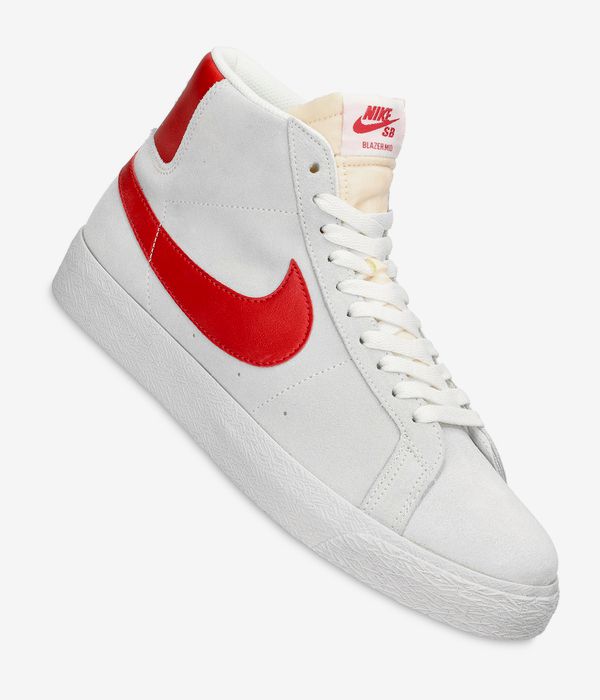 Nike SB Zoom Blazer Mid Schuh (summit white university red)