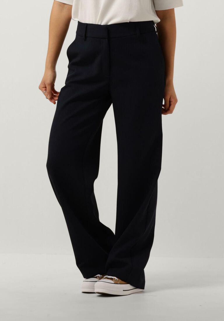 SELECTED FEMME donkerblauwe selected femme pantalon slfrita mw wide pant