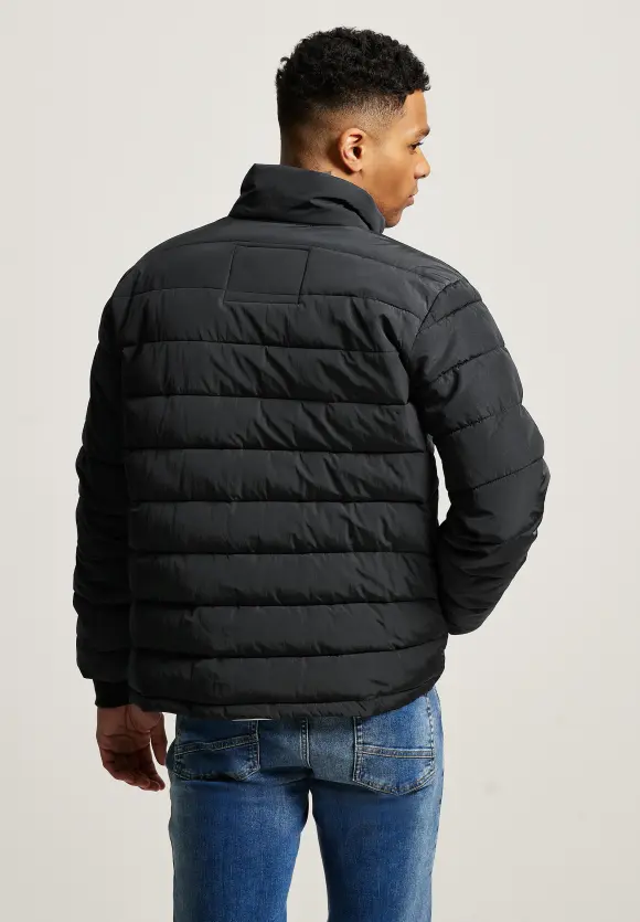 Fake Light Daunen Jacke - limousine black