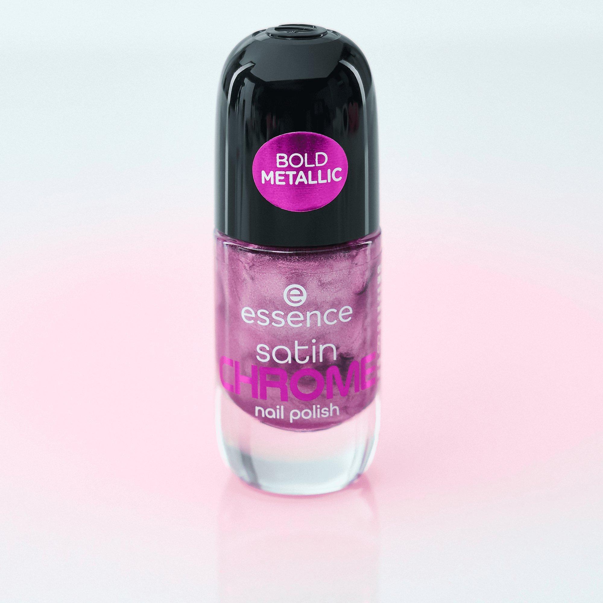 satin CHROME nail polish