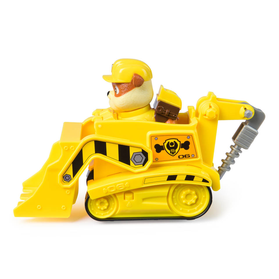 PAW Patrol voertuig met Rubble figuur