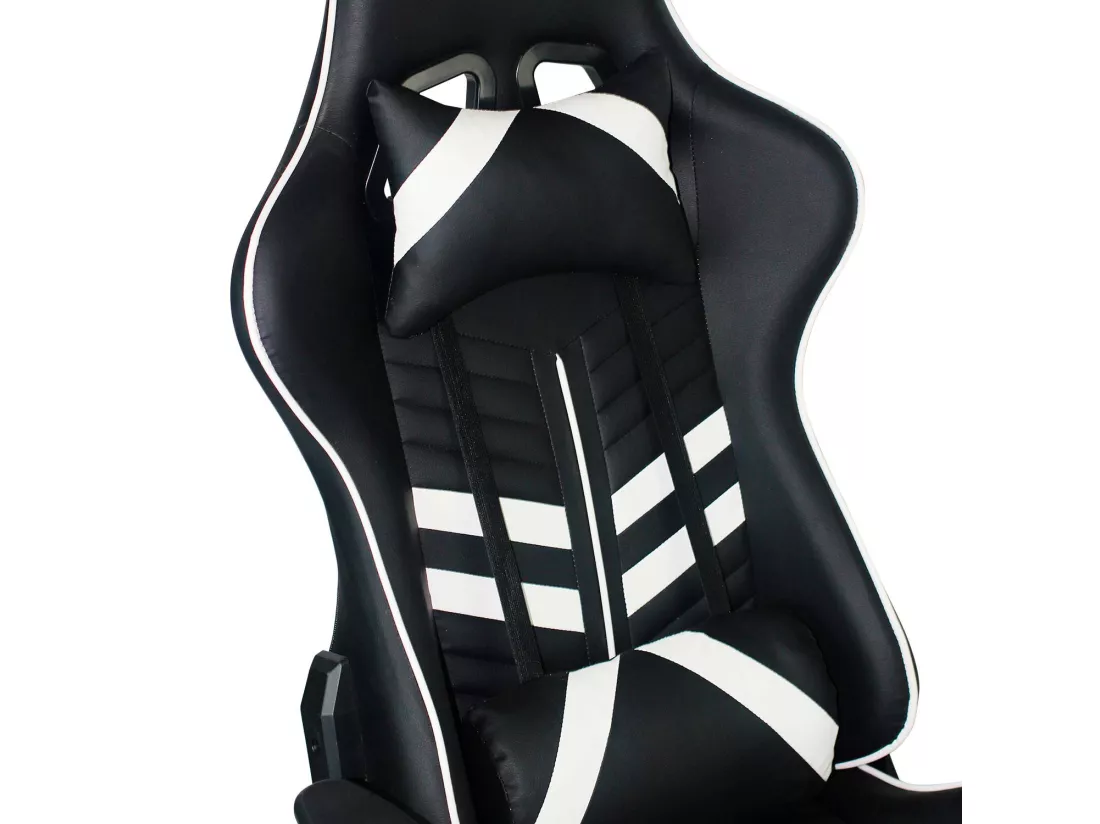 Chaise de jeu Decode 73x68x136cm noir/blanc Thinia Home
