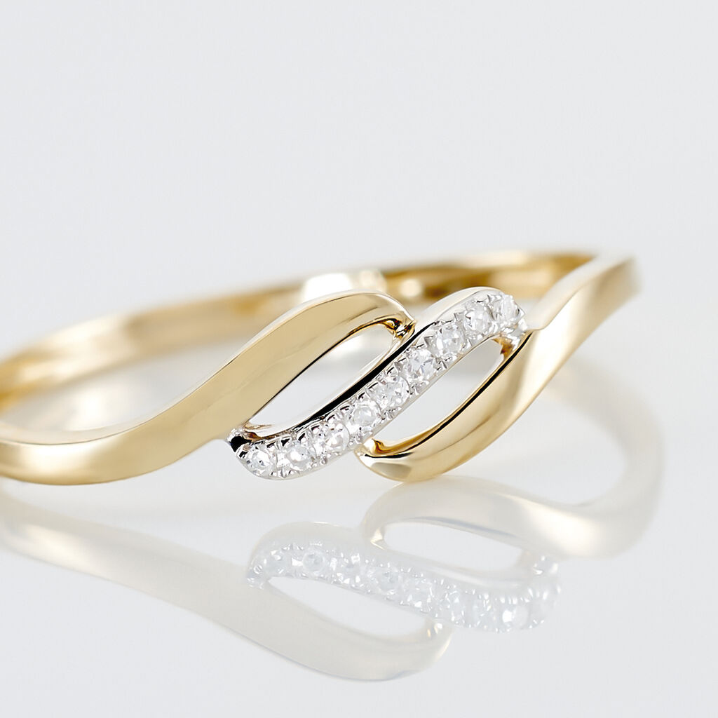 Bague Tylane Or Jaune Diamant