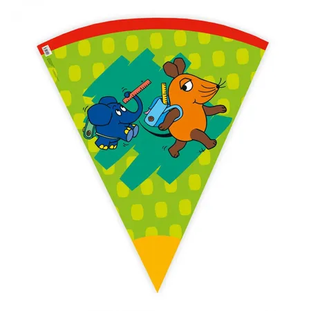 Trötsch Schultüte Die Maus 85 cm, eckig