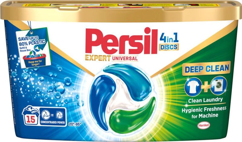 Persil - Deep Clean - Wasmiddelcapsules - Universeel - 16 Stuks