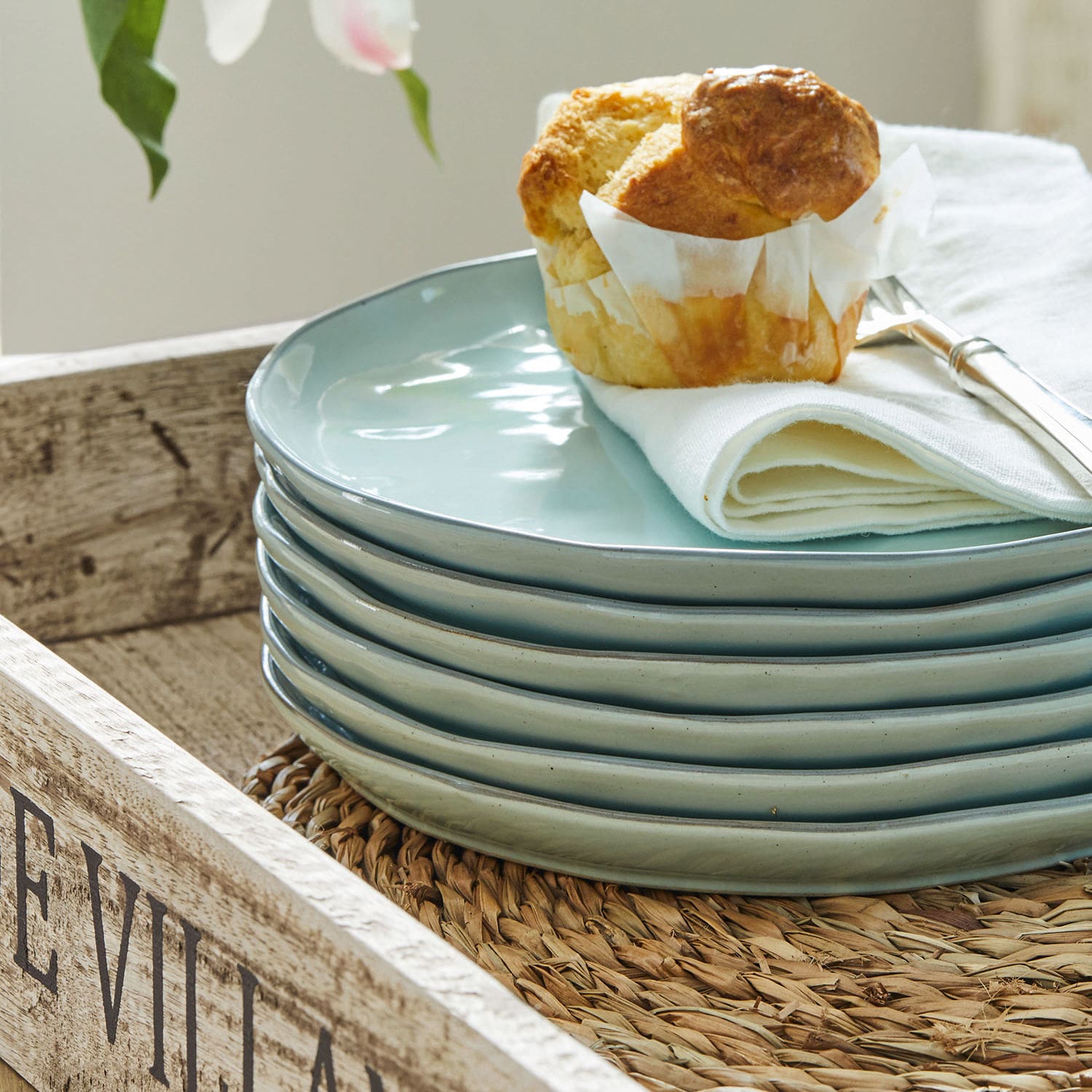 Dessertteller 6er Set Biarré türkis