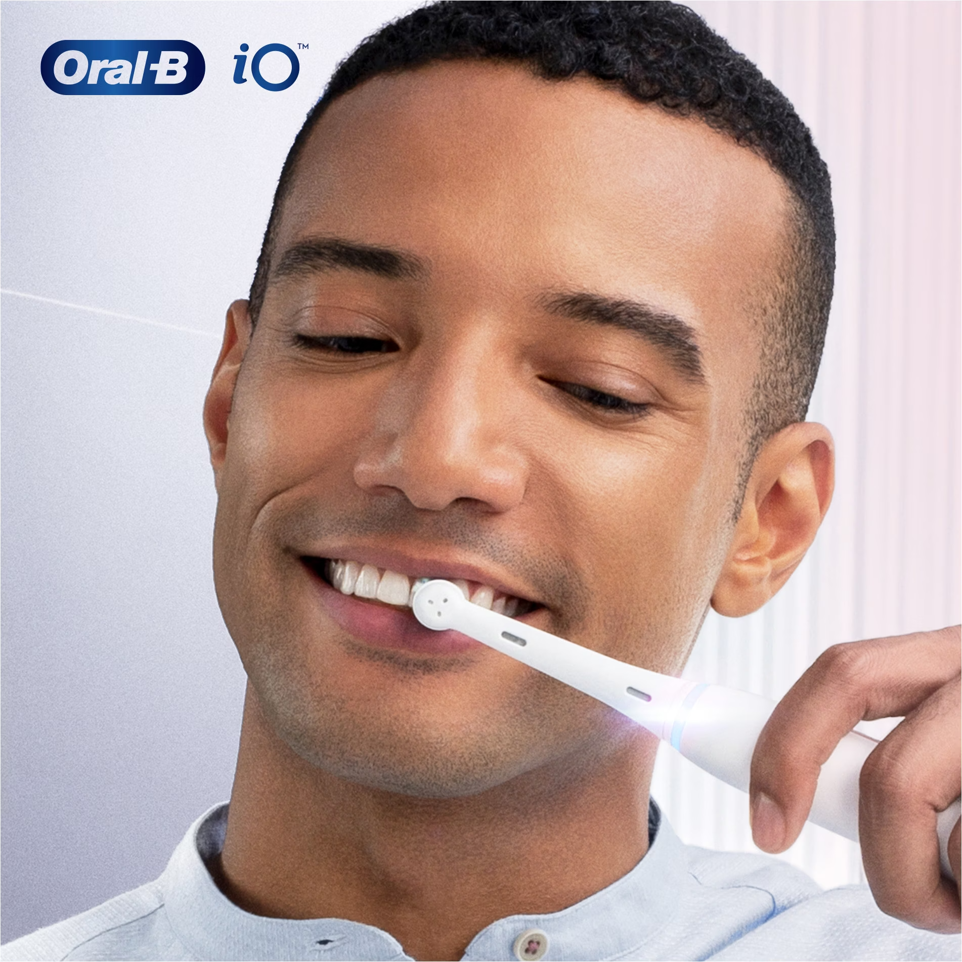 Oral-B - (2er Set) Sanfte Reinigung Ersatz Zahnbürstenkopf für Oral-B iO Elektrische Zahnbürsten - Weiss