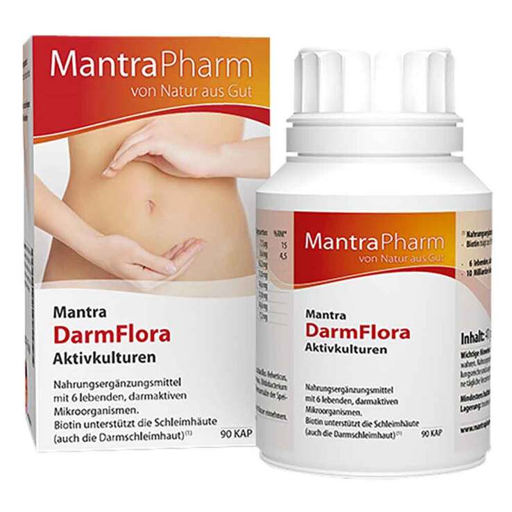Mantra Darmflora Aktivkulturen Kapseln, 90 St