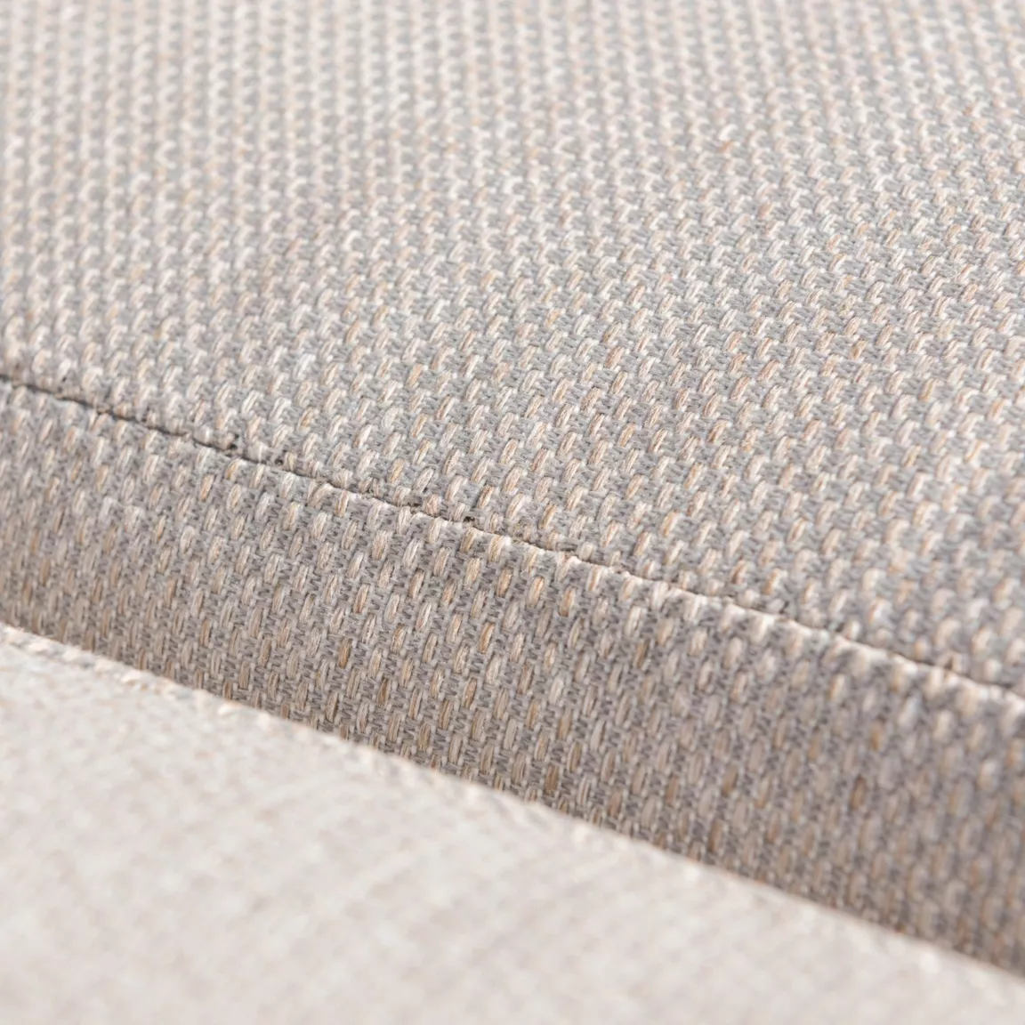 Salon de jardin aluminium 5 places 4 pcs Elba Blanc et taupe