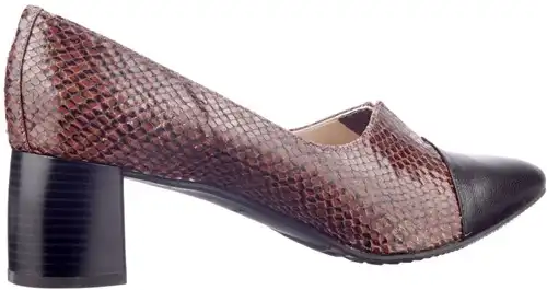 51167 BRUNATE BRUIN COMBI - maat 45 pump bruin combi - maat 45 Calandschoen