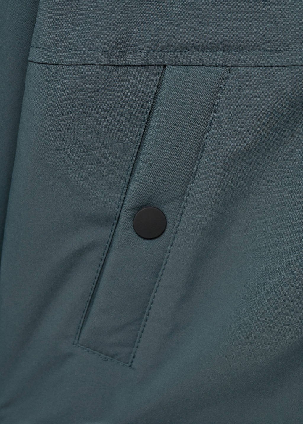 Mango Kids gewatteerde jas blauw
