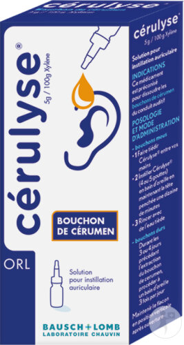Cérulyse 5g/100g Xylène Solution Pour Instillation Auriculaire Flacon 10ml