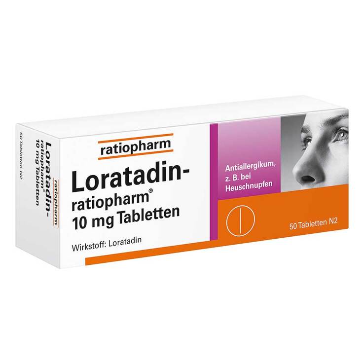 Loratadin ratiopharm 10 mg Tabletten, 50 St
