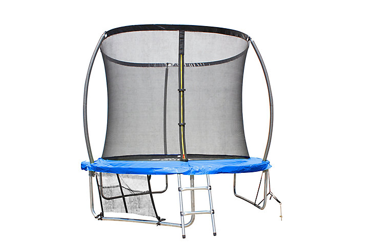 Trampoline noir et bleu Soulet , diamètre 2,44 m