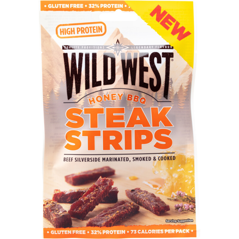 Wild West Steak strips honey BBQ