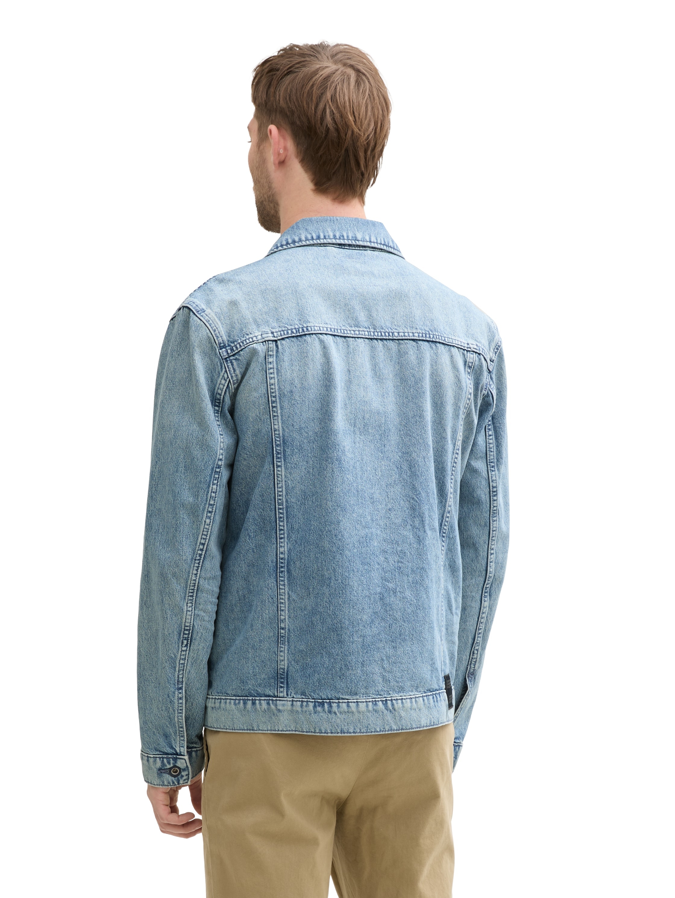 TOM TAILOR Jeansjacke ohne Kapuze mit Reverskragen
